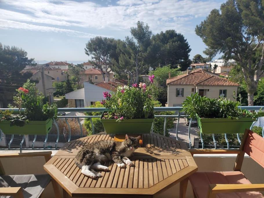 Lou Beach Home 75 M2 A 300 M De La Plage Avec Vue Mer La Ciotat Exterior foto